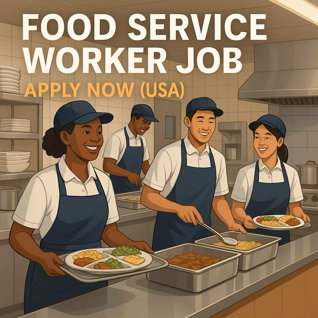 Apply Now: Food Service Worker Job in the USA (Garden of Prayer Youth Center) – 2025